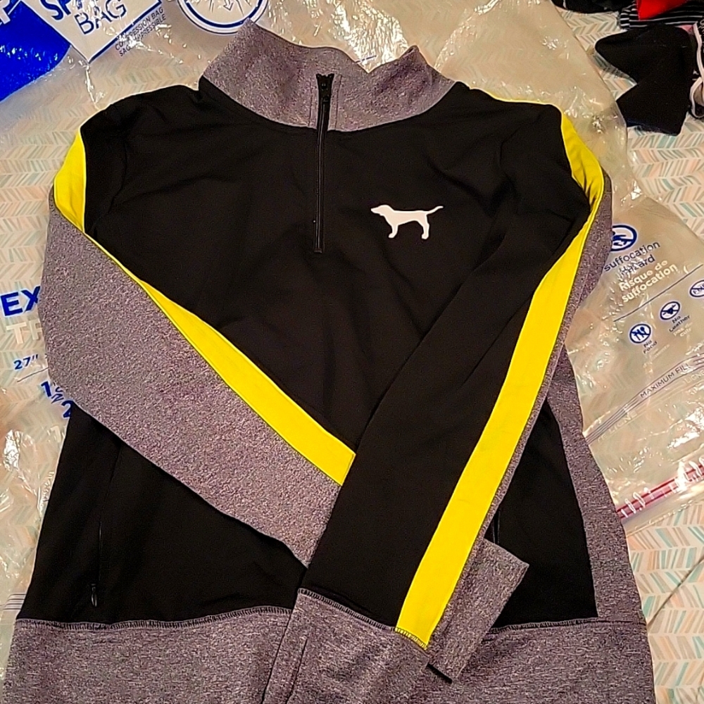 pink dry fit sweat top